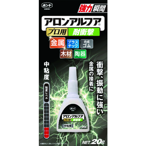 トラスコ中山 コニシ アロンアルフアプロ用耐衝撃 #31701（ご注文単位1本）【直送品】