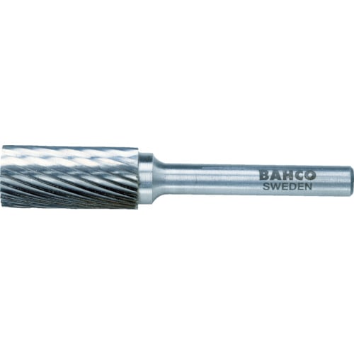 トラスコ中山 バーコ 超硬バー 円筒 ダブルカット 刃径10×刃長20mm(ご注文単位1本)【直送品】