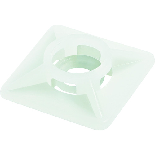 トラスコ中山 SapiSelco ケーブルタイ固定具 角型 4mm (100個入)(ご注文単位1袋)【直送品】