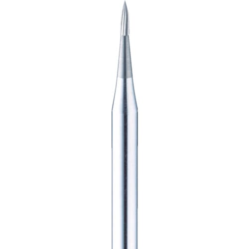 トラスコ中山 ミニモ 超硬カッター 円錐鋭角ストレートカット 刃径Φ0.8 刃長3.0mm(ご注文単位1本)【直送品】