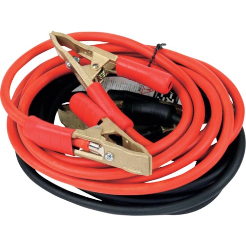 トラスコ中山 メルテック ブースターケーブル DC12V/24V・500A 5m(ご注文単位1セット)【直送品】