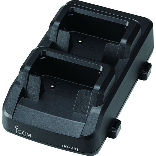 トラスコ中山 アイコム 2口充電器(ご注文単位1台)【直送品】