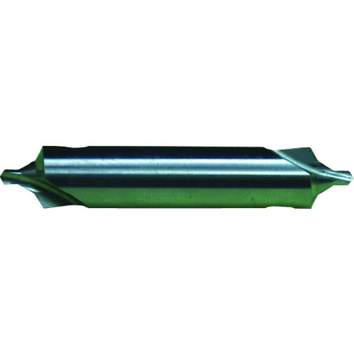 トラスコ中山 イワタツール HSSセンタードリル(B形60°) 錐径1.00mm シャンク径4mm 全長34.5mm 両刃(ご注文単位1本)【直送品】