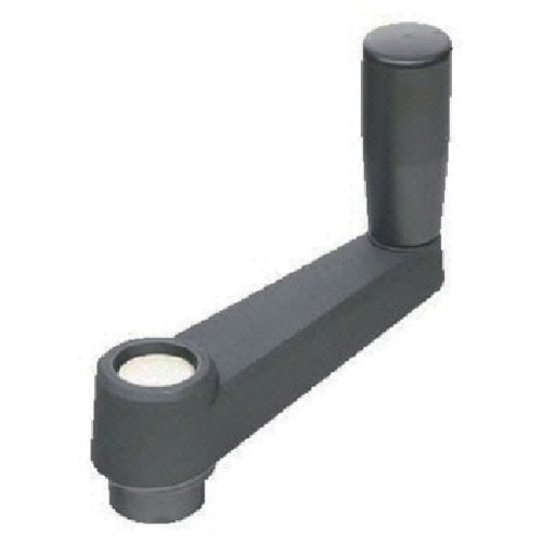 トラスコ中山 ELESA ボアードクランクハンドル ハンドル径128mm 805-4412(ご注文単位1個)【直送品】