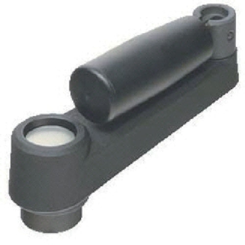 トラスコ中山 ELESA ボアードクランクハンドル ハンドル径105mm(ご注文単位1個)【直送品】