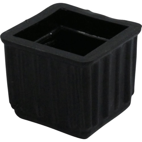 トラスコ中山 光 イス脚キャップ 黒角21(ご注文単位1個)【直送品】