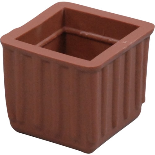 トラスコ中山 光 イス脚キャップ 茶角21(ご注文単位1個)【直送品】