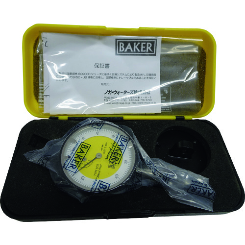 トラスコ中山 BAKER ダイヤルゲージ タイプK03 0.01mm目量(ご注文単位1個)【直送品】