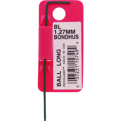 トラスコ中山 ボンダス ボールポイント・L-レンチ ロング 1.27mm BL1.27mm(ご注文単位1本)【直送品】