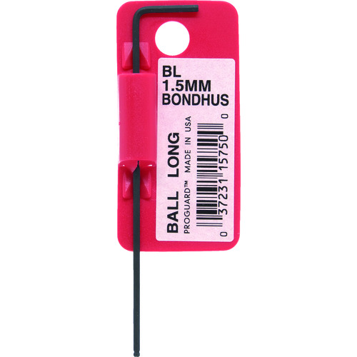 トラスコ中山 ボンダス ボールポイント・L-レンチ ロング 1.5mm BL1.5mm(ご注文単位1本)【直送品】