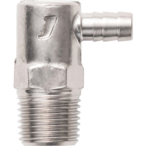 トラスコ中山 潤工社 ハンディタッチ継手 エルボ 6×4mm PT1/8(ご注文単位1個)【直送品】