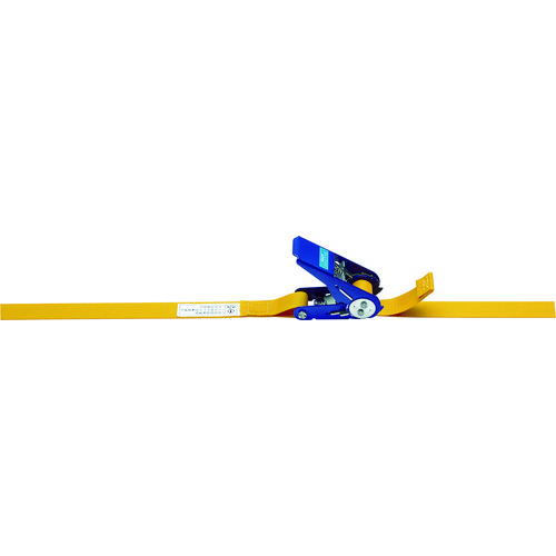トラスコ中山 キトー ベルトラッシング ラチェットバックル式 25mm幅 破断荷重5kN 最大使用力1.25kN 両端シボリ縫製タイプ 485-3580(ご注文単位1台)【直送品】