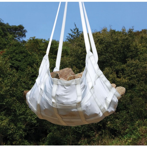 トラスコ中山 ロックスリング マスク形ベルトモッコ 1800×1800 (シートあり)(ご注文単位1枚)【直送品】