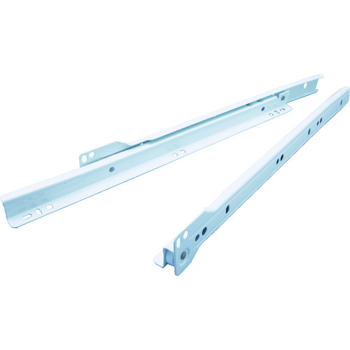 トラスコ中山 フジテック ヨーロピアンスライドレール(白)K-1400・500mm(ご注文単位1組)【直送品】
