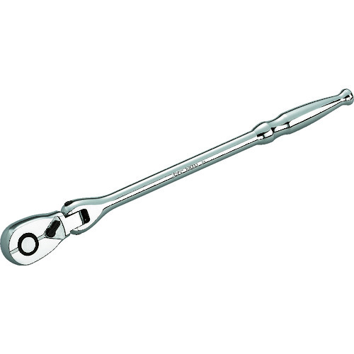 トラスコ中山 KTC 12.7sq.フレックスロングラチェットハンドル（ご注文単位1個）【直送品】