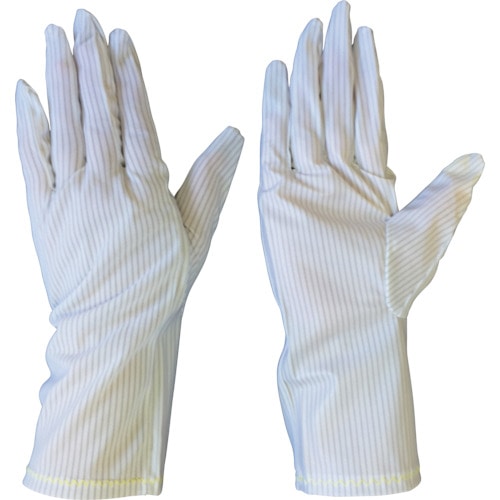 トラスコ中山 ブラストン 制電手袋PU加工(ロング) LL (10双入)(ご注文単位1袋)【直送品】
