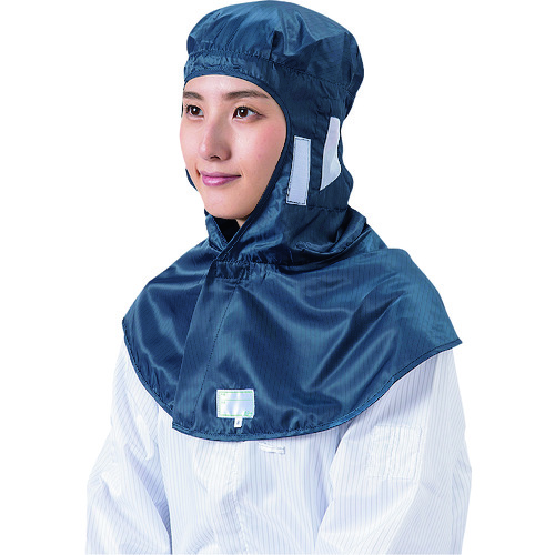 トラスコ中山 ブラストン フード-紺-フリー(ご注文単位1枚)【直送品】