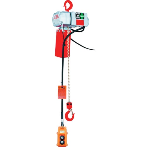 トラスコ中山 象印 ベータ型小型電気チェンブロック 定格荷重125kg 揚程3M (BS-K1230)(ご注文単位1台)【直送品】