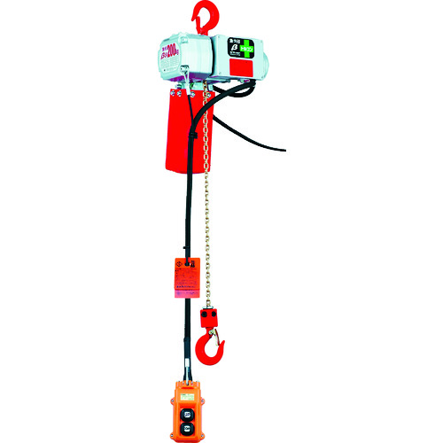 トラスコ中山 象印 ベータ型小型電気チェンブロック 定格荷重200kg 揚程3M (βS-020 3m)(ご注文単位1台)【直送品】