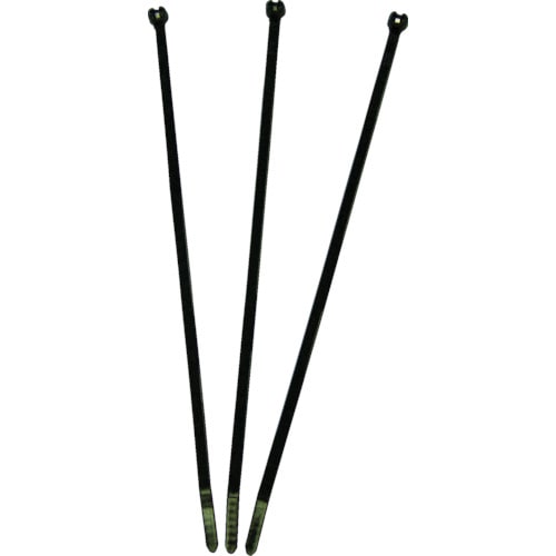 トラスコ中山 パンドウイット ステンレス爪ロック式ナイロン結束バンド 耐候性黒 幅3.6mm 長さ155mm 100本入り BT1.5I-C0(ご注文単位1袋)【直送品】