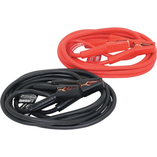 トラスコ中山 メルテック ブースターケーブル DC12V/24V・120A 5m(ご注文単位1セット)【直送品】