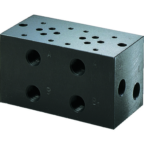 トラスコ中山 ダイキン マニホールドブロック 配管接続口径Rc3/8 364-8451(ご注文単位1個)【直送品】