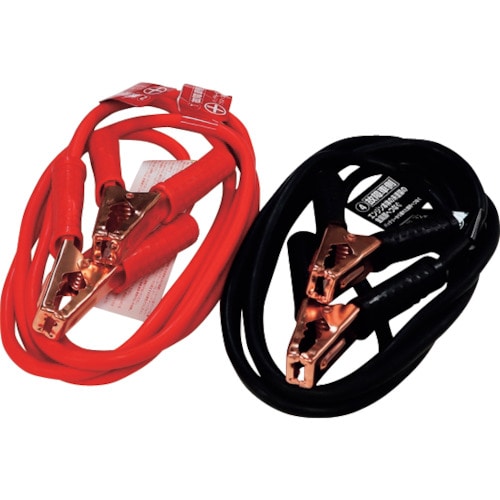 トラスコ中山 メルテック ブースターケーブル DC12V/24V・100A 3m(ご注文単位1個)【直送品】