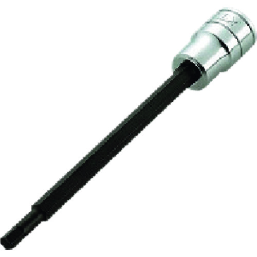 トラスコ中山 KTC 9.5sq.ロングヘキサゴンビットソケットパック・台紙仕様 対辺寸法6mm 差込角9.5mm(ご注文単位1個)【直送品】