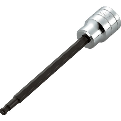 トラスコ中山 KTC 9.5sq.ロングボールポイントヘキサゴンビットソケット7mm(ご注文単位1個)【直送品】