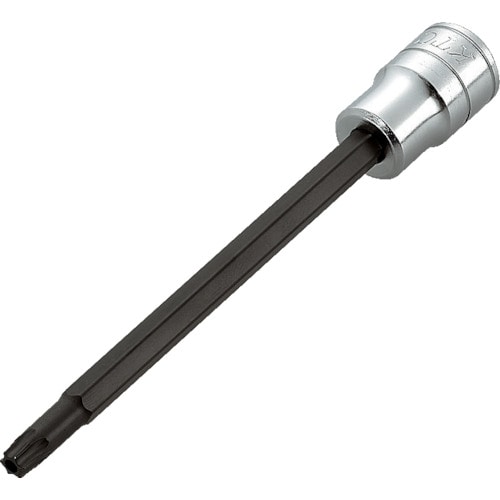 トラスコ中山 KTC 9.5sq.ロングT型いじり止めトルクスビットソケットT50(ご注文単位1個)【直送品】