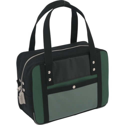 トラスコ中山 SANEI 帆布メール用ボストン(S)SED-1錠付 モスグリーン(ご注文単位1個)【直送品】