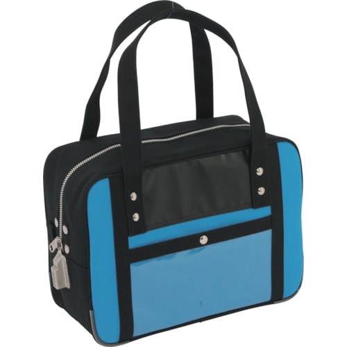 トラスコ中山 SANEI 帆布メール用ボストン(S)SED-1錠付 ブルー(ご注文単位1個)【直送品】