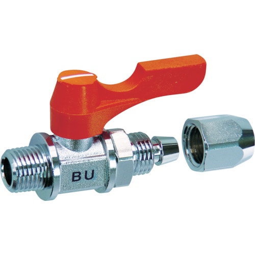 トラスコ中山 ASOH エースボール ウレタンホース用 PT1/8XΦ8.5(ご注文単位1個)【直送品】
