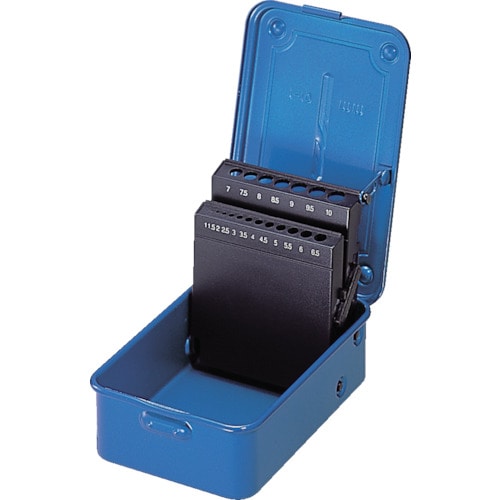 トラスコ中山 TRUSCO ドリルケース 19本収納(ご注文単位1個)【直送品】