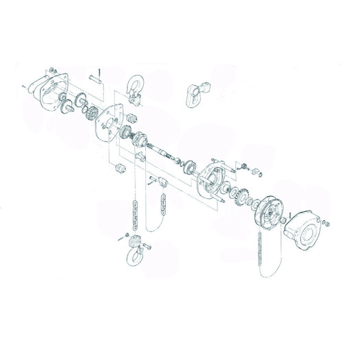 トラスコ中山 キトー CB025(M3B形)用部品 ブレーキバン(ご注文単位1個)【直送品】