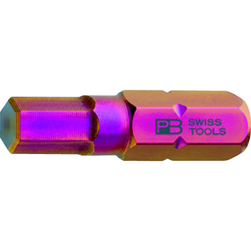 トラスコ中山 PBスイスツールズ 1/4 HEXヘキサゴンビット 対辺1.27mm(ご注文単位1本)【直送品】