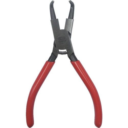 トラスコ中山 エビ スナップリングプライヤー 穴用・曲爪 全長142mm(ご注文単位1個)【直送品】