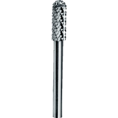 トラスコ中山 MRA 超硬バー Dシリーズ 形状:先丸円筒(クロスカット) 刃長12.7mm 330-7875(ご注文単位1本)【直送品】