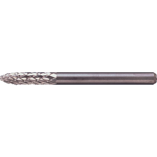 トラスコ中山 MRA 超硬バー Aシリーズ 形状:砲弾(クロスカット) 刃長12.7mm(ご注文単位1本)【直送品】