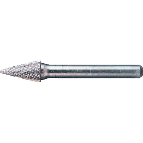 トラスコ中山 MRA 超硬バー Cシリーズ 形状:テーパー(クロスカット) 刃長12.7mm 144-8145(ご注文単位1本)【直送品】