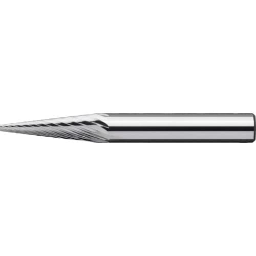 トラスコ中山 MRA 超硬バー Cスパイラルシリーズ 形状:テーパー(スパイラルカット) 刃長19mm(ご注文単位1本)【直送品】