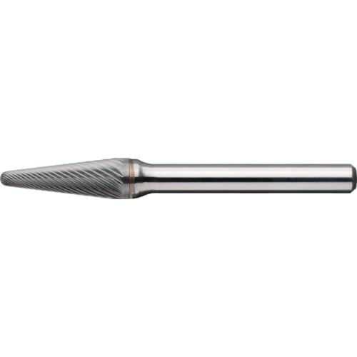 トラスコ中山 MRA 超硬バー Cスパイラルシリーズ 形状:テーパー先丸(スパイラルカット) 刃長22mm(ご注文単位1本)【直送品】