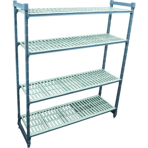 トラスコ中山 CAMBRO 固定基本ユニット カムシェルビング ベーシックシェルフ 1520×460×1830mm(ご注文単位1台)【直送品】
