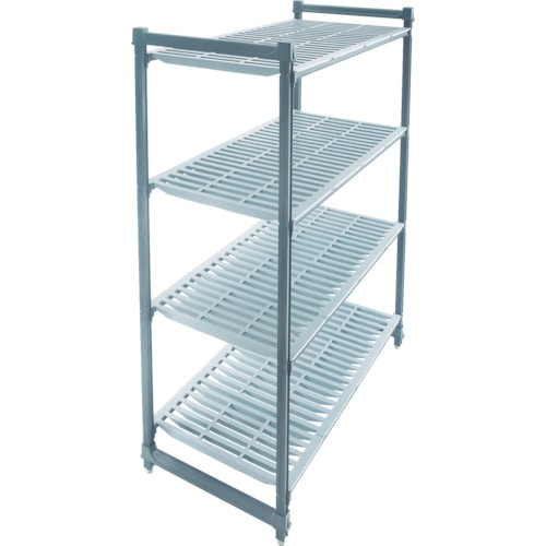 トラスコ中山 CAMBRO 固定基本ユニット カムシェルビング ベーシックシェルフ 1220×610×1830mm(ご注文単位1台)【直送品】