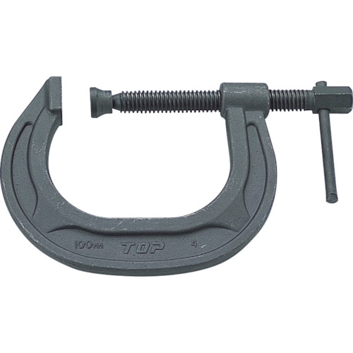 トラスコ中山 TOP C型シャコ万力 125mm(ご注文単位1個)【直送品】