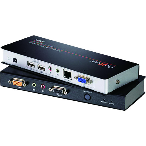 トラスコ中山 ATEN KVMエクステンダー USB/オーディオ/RS-232対応(ご注文単位1台)【直送品】