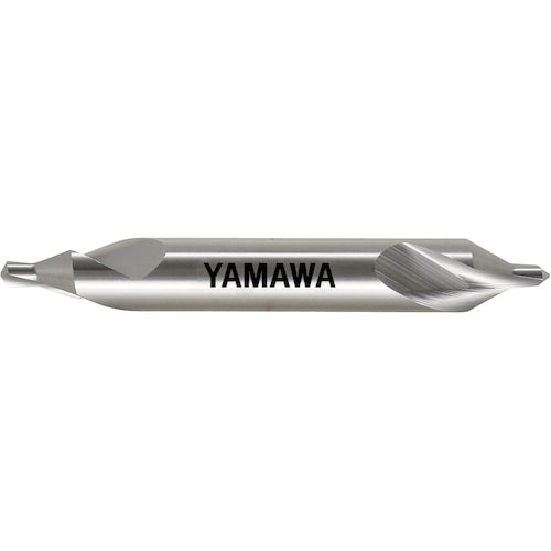 トラスコ中山 ヤマワ 強ねじれ溝A形60° センタ穴ドリル CE-S 0.4X60゜X3(ご注文単位1本)【直送品】