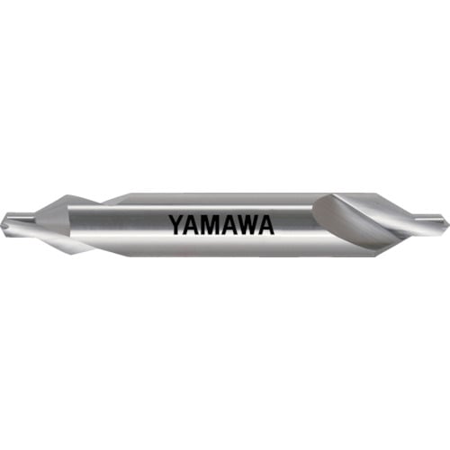 トラスコ中山 ヤマワ 強ねじれ溝JIS A形60° センタ穴ドリル CESA 2.5X60°X6.3(ご注文単位1本)【直送品】