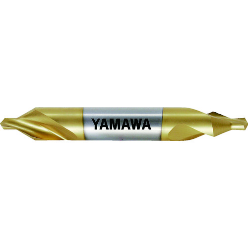 トラスコ中山 ヤマワ コーティング強ねじれ溝A形60° センタ穴ドリル CE-S V 1X60°X4(ご注文単位1本)【直送品】