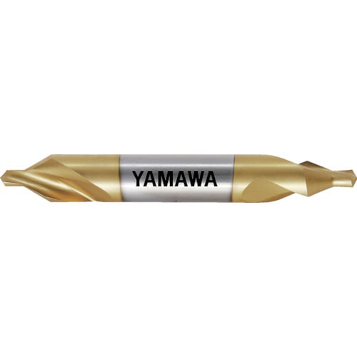 トラスコ中山 ヤマワ コーティング強ねじれ溝A形60° センタ穴ドリル CE-S V 5X60°X11(ご注文単位1本)【直送品】